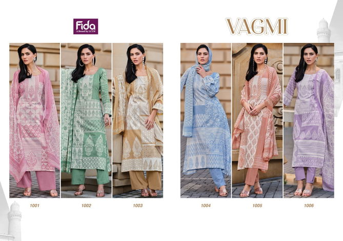 Vagmi By Fida Digital Printed Cotton Dress Material Wholesale Market In Surat With Price 